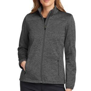 EDDIE BAUER StormRepel Soft Shell Jacket In Black Heather Size Medium